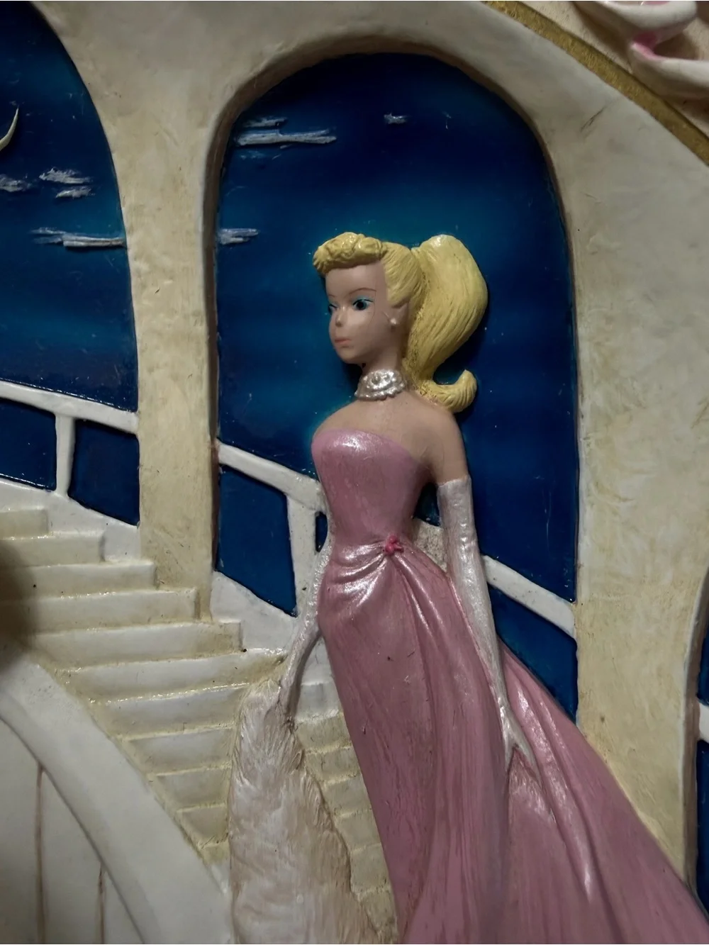 Barbie Pink, Cream & Blue Decorative Wall Plaque